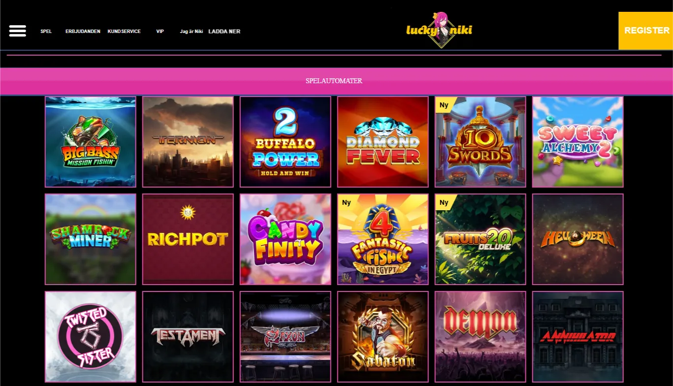Större och mer diversifierat spelutbud